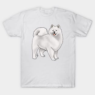 Dog - Samoyed - White T-Shirt